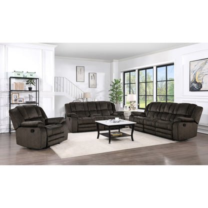 Canapé inclinable manuel transitionnel Knox de Porter Designs, en microfibre, gris