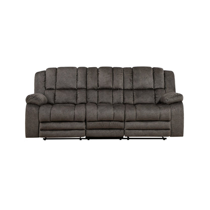 Canapé inclinable manuel transitionnel Knox de Porter Designs, en microfibre, gris