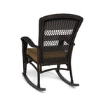 Ensemble de 2 chaises à bascule d'extérieur en osier Portside Dark Roast
