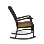 Ensemble de 2 chaises à bascule d'extérieur en osier Portside Dark Roast