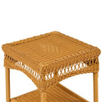 Ensemble de 3 chaises à bascule d'extérieur en osier ambré Portside Southwest