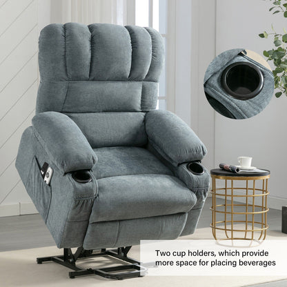Fauteuil de massage électrique avec chauffage et vibrations, USB