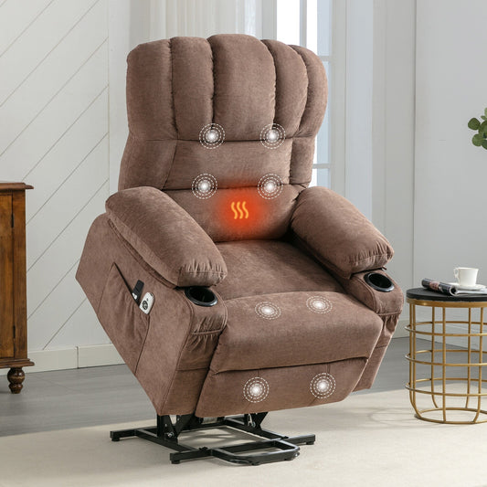 Fauteuil de massage électrique avec chauffage et vibrations, USB