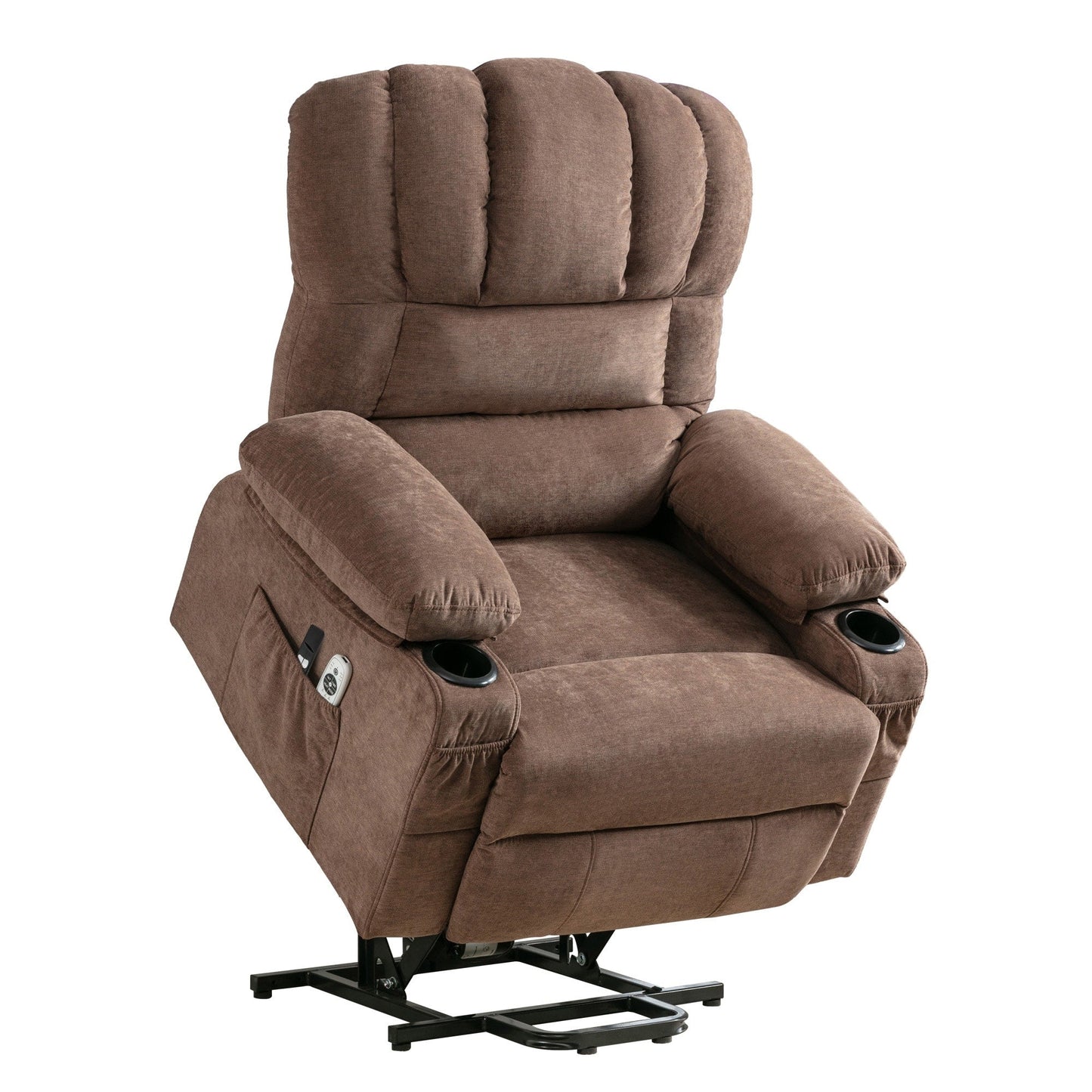 Fauteuil de massage électrique, adapté aux personnes âgées, avec fonctions de chauffage et de vibration, et port USB.