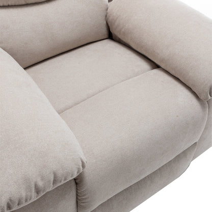 Fauteuil releveur électrique pour personnes âgées avec fonction de massage et de chauffage réglable, position infinie et poche latérale pour salon