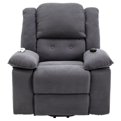Fauteuil inclinable de massage Power Lift avec chaleur, massage par vibrations et rangement