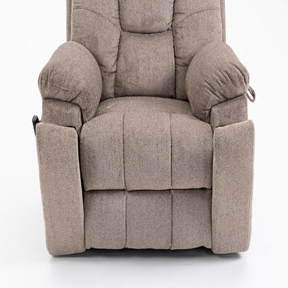 Fauteuil inclinable électrique avec relevage, massage et chauffage, fauteuil inclinable à double moteur, fauteuil inclinable électrique avec porte-gobelets et poche, 400 lb
