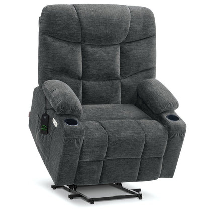 Fauteuil inclinable électrique pour personnes âgées, tissu