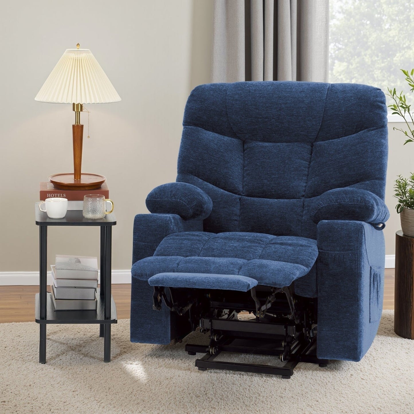 Fauteuil inclinable électrique pour personnes âgées, tissu