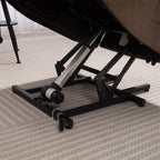 Fauteuil inclinable électrique pour personnes âgées : fauteuil inclinable robuste avec mécanisme de mouvement de sécurité et rembourrage confortable
