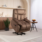 Fauteuil inclinable électrique pour personnes âgées : fauteuil inclinable robuste avec mécanisme de mouvement de sécurité et rembourrage confortable