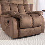 Fauteuil inclinable électrique pour personnes âgées : fauteuil inclinable robuste avec mécanisme de mouvement de sécurité et rembourrage confortable