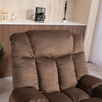 Fauteuil inclinable électrique pour personnes âgées : fauteuil inclinable robuste avec mécanisme de mouvement de sécurité et rembourrage confortable