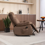 Fauteuil inclinable électrique pour personnes âgées : fauteuil inclinable robuste avec mécanisme de mouvement de sécurité et rembourrage confortable