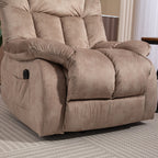 Fauteuil inclinable électrique pour personnes âgées : fauteuil inclinable robuste avec mécanisme de mouvement de sécurité et rembourrage confortable