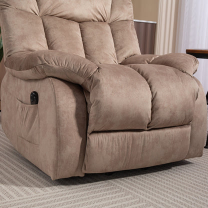 Fauteuil inclinable électrique pour personnes âgées : fauteuil inclinable robuste avec mécanisme de mouvement de sécurité et rembourrage confortable