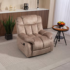 Fauteuil inclinable électrique pour personnes âgées : fauteuil inclinable robuste avec mécanisme de mouvement de sécurité et rembourrage confortable