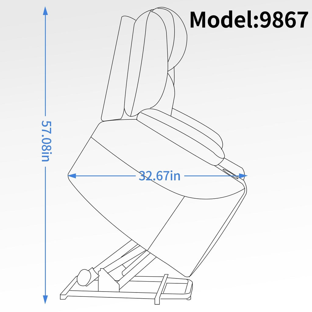 Fauteuil inclinable électrique avec massage par vibrations à 8 points, chauffage lombaire, deux ports USB et porte-gobelets en acier inoxydable