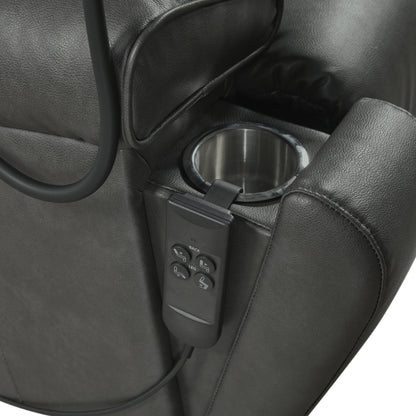 Fauteuil inclinable électrique avec deux moteurs OKIN, inclinaison infinie, massage et chauffage