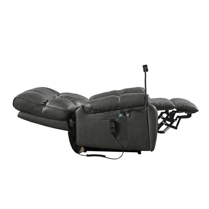 Fauteuil inclinable électrique avec deux moteurs OKIN, inclinaison infinie, massage et chauffage