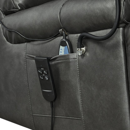 Fauteuil inclinable électrique avec deux moteurs OKIN, inclinaison infinie, massage et chauffage
