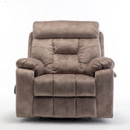 Fauteuil inclinable électrique avec massage et chauffage, moteur allemand, porte-gobelet en acier inoxydable et montage rapide