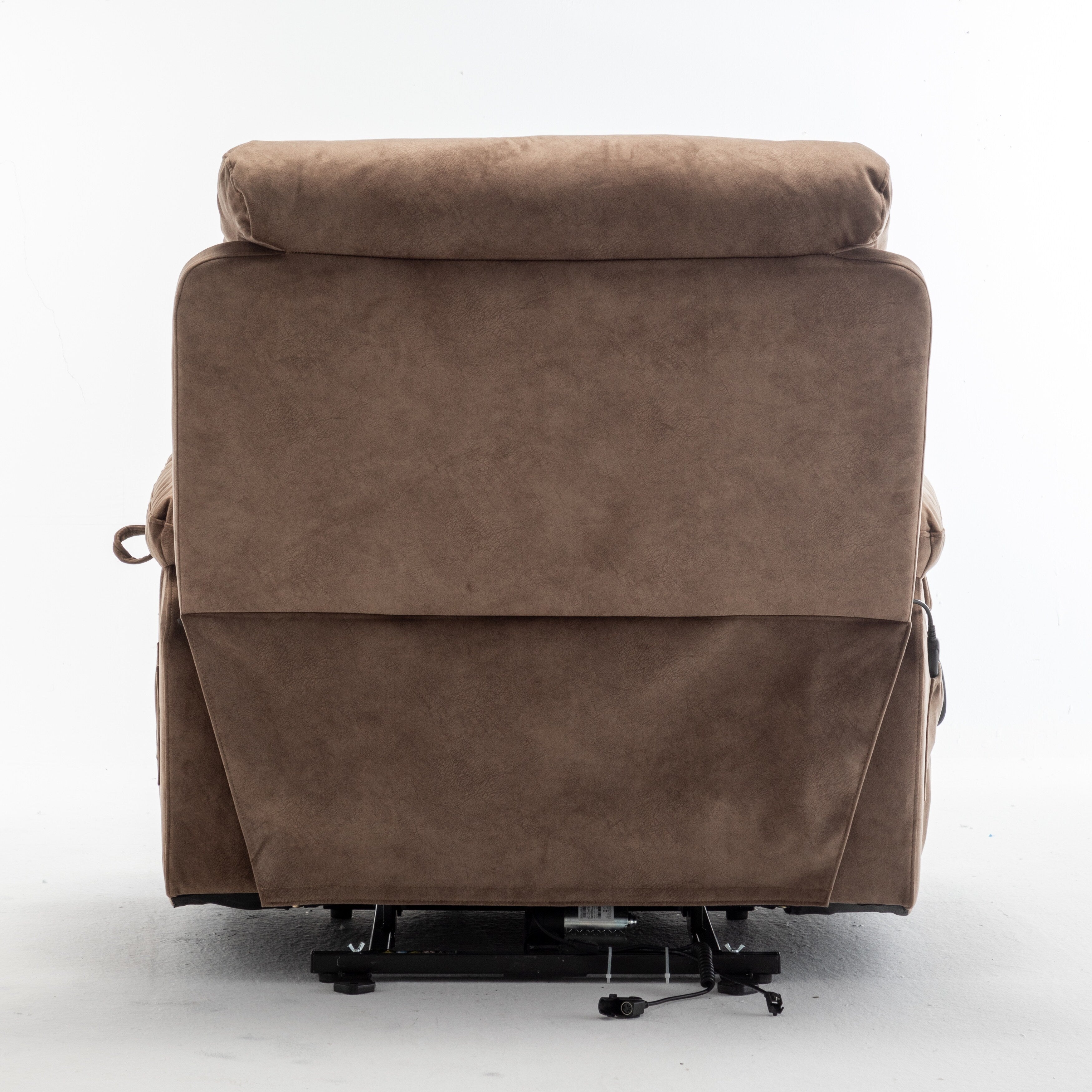 Fauteuil inclinable électrique avec massage et chauffage, moteur allemand, porte-gobelet en acier inoxydable et montage rapide