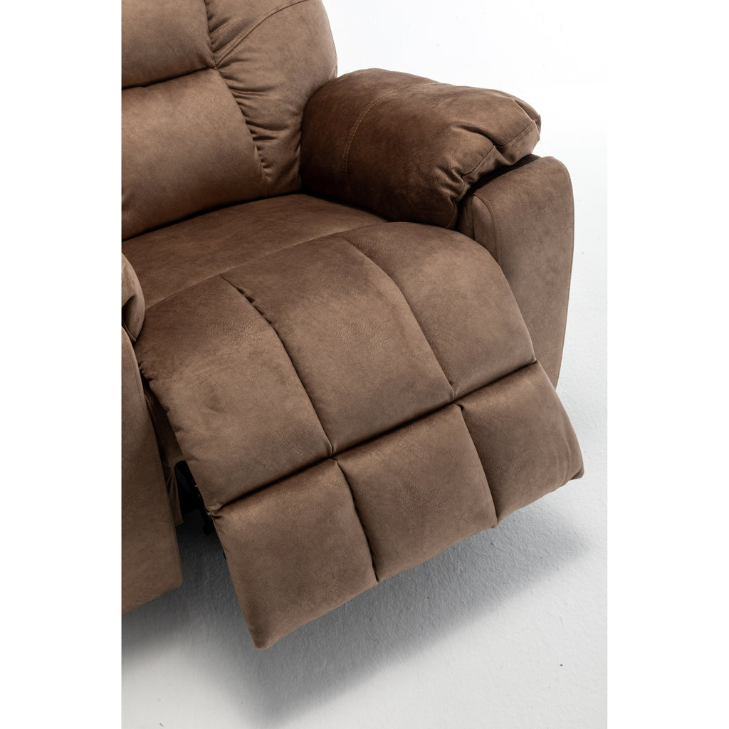Fauteuil inclinable électrique avec massage et chauffage, moteur allemand, porte-gobelet en acier inoxydable et montage rapide