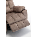 Fauteuil inclinable électrique avec massage et chauffage, moteur allemand, porte-gobelet en acier inoxydable et montage rapide