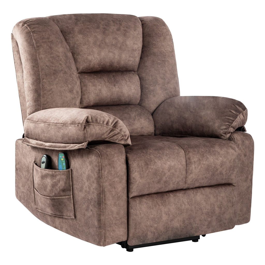 Fauteuil inclinable électrique avec massage, chauffage et capacité de charge de 150 kg