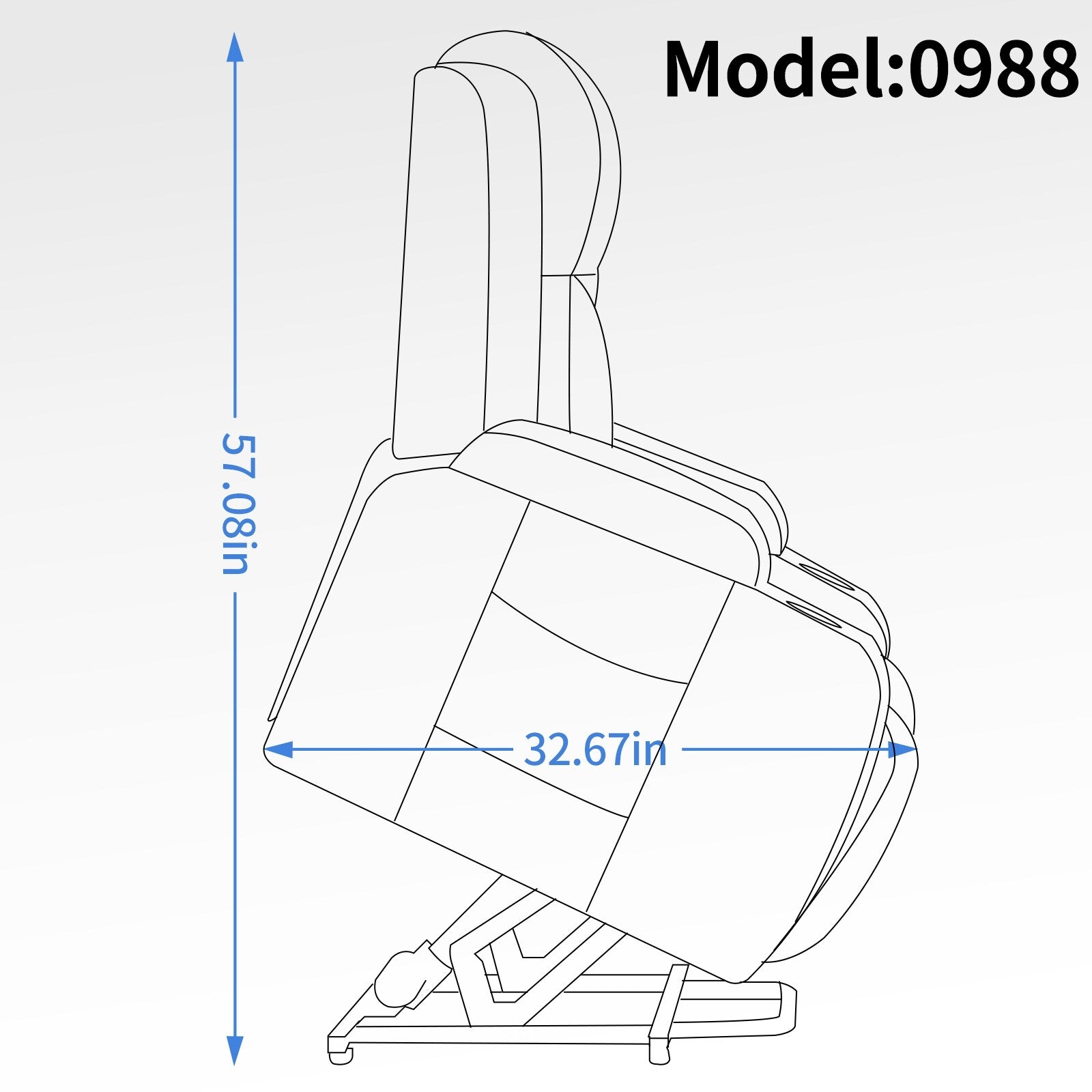 Fauteuil inclinable électrique avec massage, chauffage, port USB, soutien lombaire, deux porte-gobelets et poches latérales