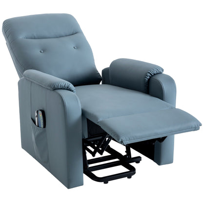 Fauteuil inclinable électrique avec massage, chauffage, positions réglables et poche latérale pour plus de commodité