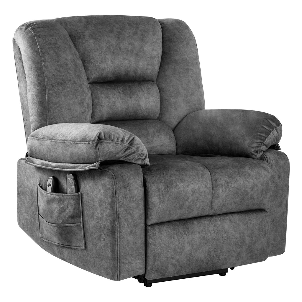 Fauteuil inclinable électrique avec massage, chauffage et capacité de charge de 150 kg