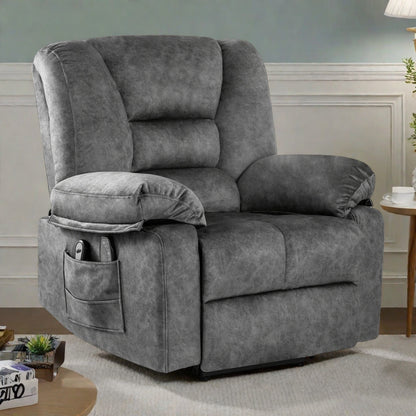 Fauteuil inclinable électrique avec massage, chauffage et capacité de charge de 150 kg