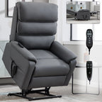 Fauteuil inclinable électrique, double position infinie, massage par la chaleur, télécommande