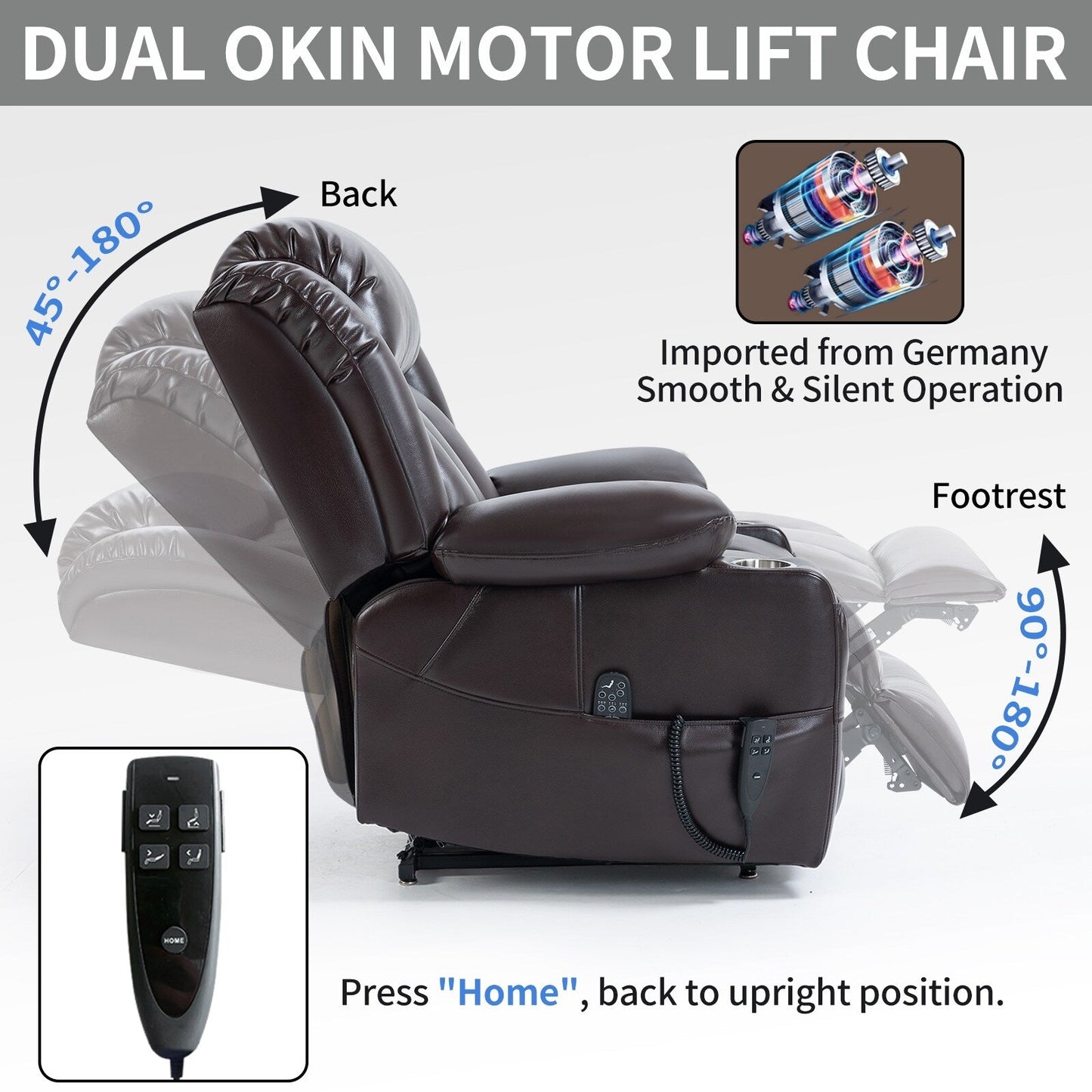 Fauteuil inclinable électrique