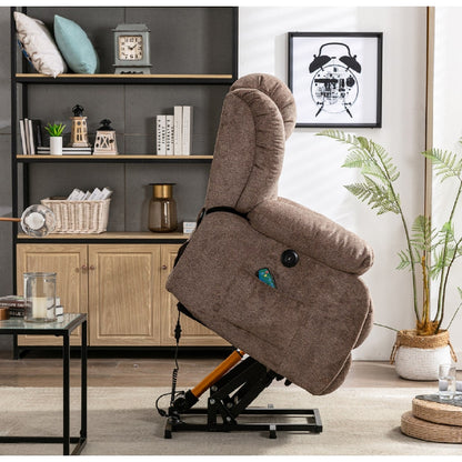 Fauteuil inclinable à bascule surdimensionné, pivotant à 360°, manuel, pour salon