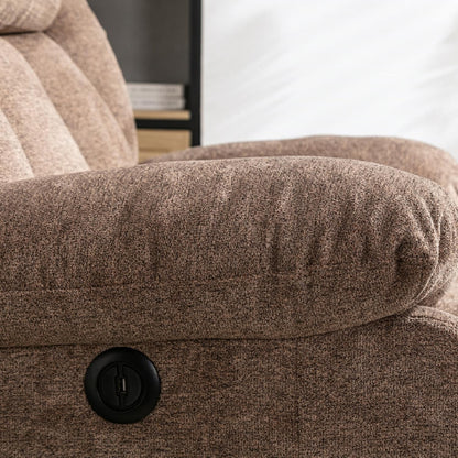 Fauteuil inclinable à bascule surdimensionné, pivotant à 360°, manuel, pour salon