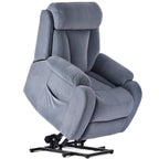 Fauteuil inclinable électrique pour personnes âgées avec télécommande et poche latérale