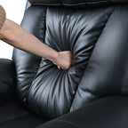 Fauteuil inclinable électrique pour personnes âgées avec télécommande et poche latérale