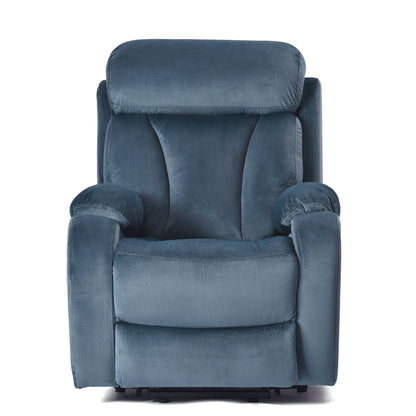 Fauteuil inclinable électrique pour personnes âgées avec télécommande et poche latérale