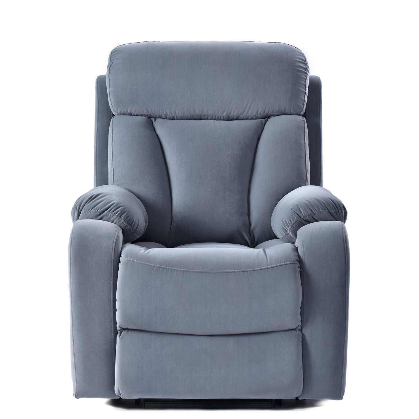 Fauteuil inclinable électrique pour personnes âgées avec télécommande et poche latérale