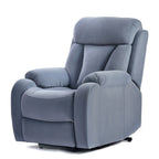 Fauteuil inclinable électrique pour personnes âgées avec télécommande et poche latérale