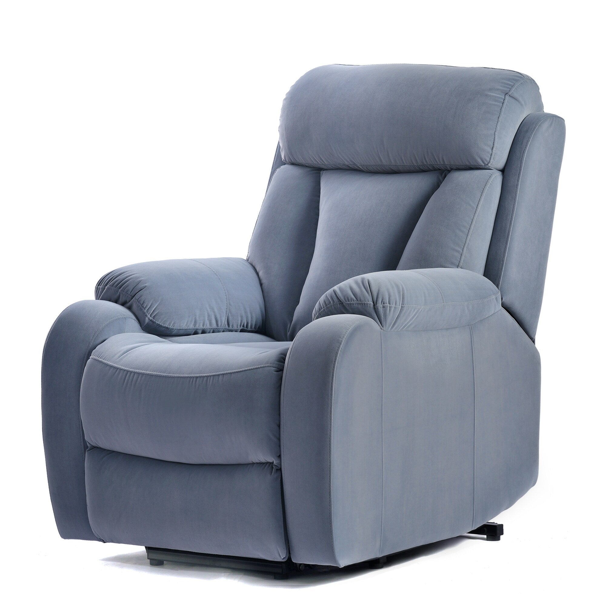 Fauteuil inclinable électrique pour personnes âgées avec télécommande et poche latérale