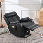 Fauteuil inclinable électrique pour personnes âgées avec télécommande et poche latérale