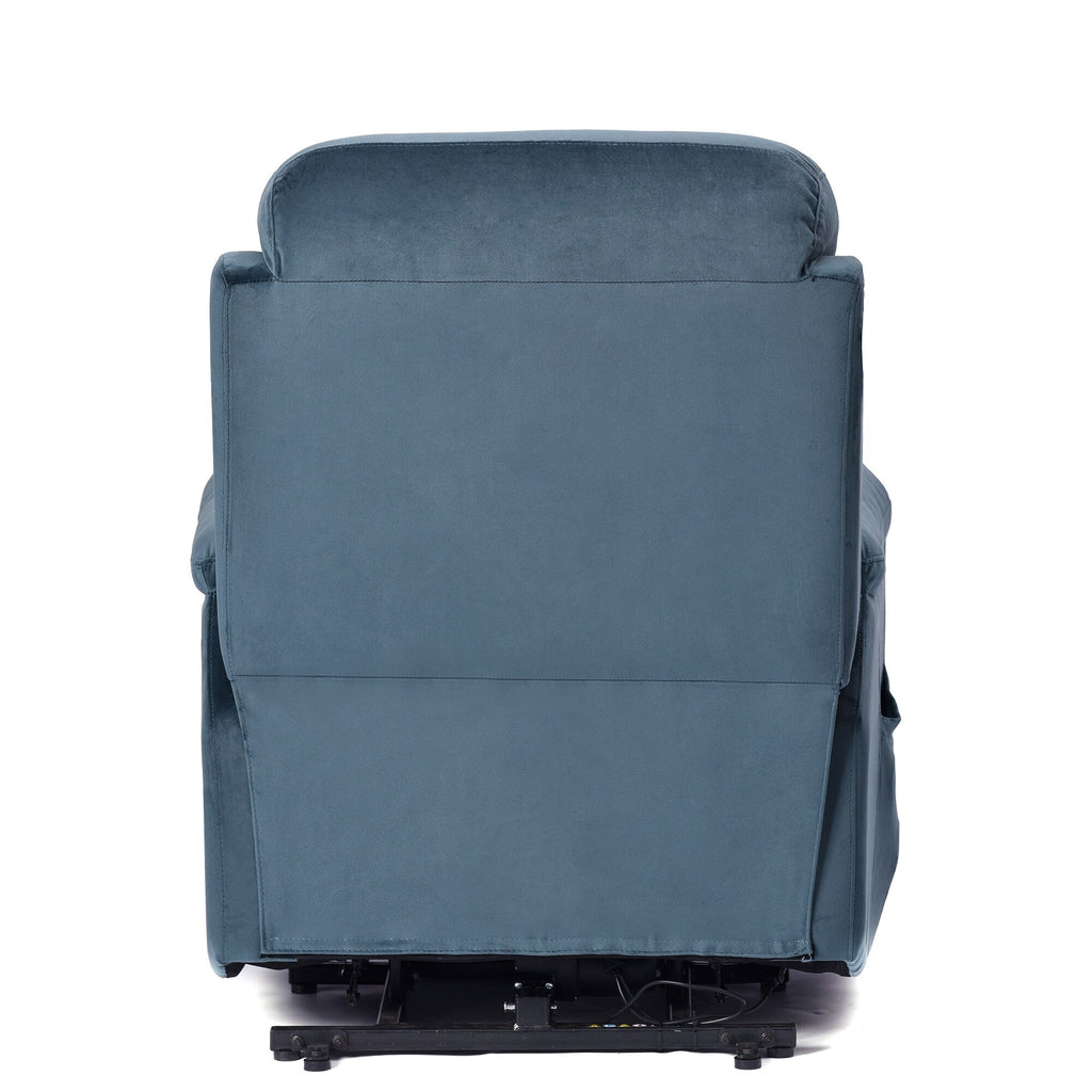 Fauteuil inclinable électrique pour personnes âgées avec télécommande et poche latérale