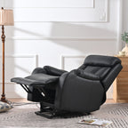 Fauteuil inclinable électrique pour personnes âgées avec télécommande et poche latérale