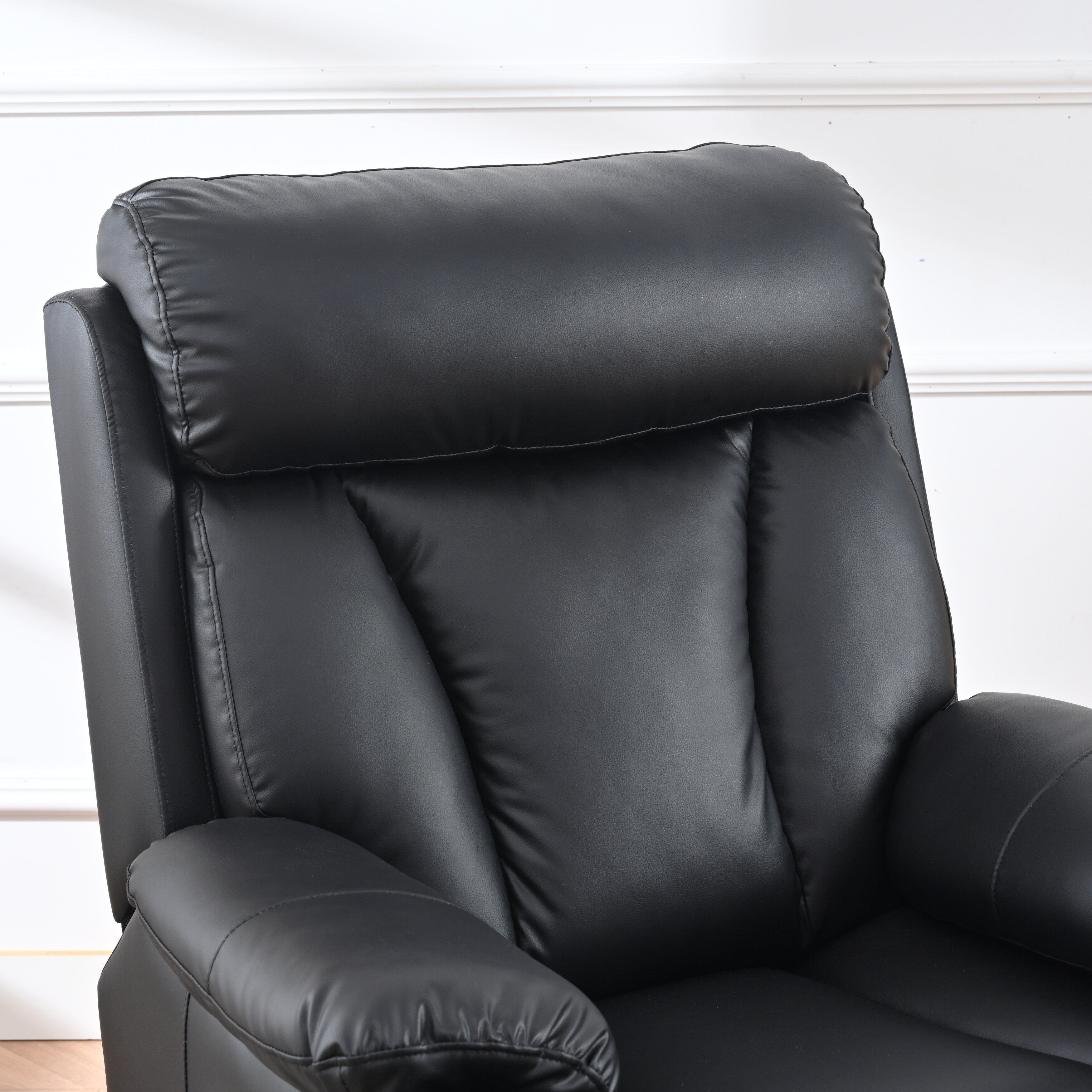 Fauteuil inclinable électrique pour personnes âgées avec télécommande et poche latérale