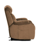 Fauteuil inclinable électrique pour personnes âgées avec télécommande et poche latérale