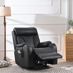 Fauteuil inclinable électrique pour personnes âgées avec télécommande et poche latérale